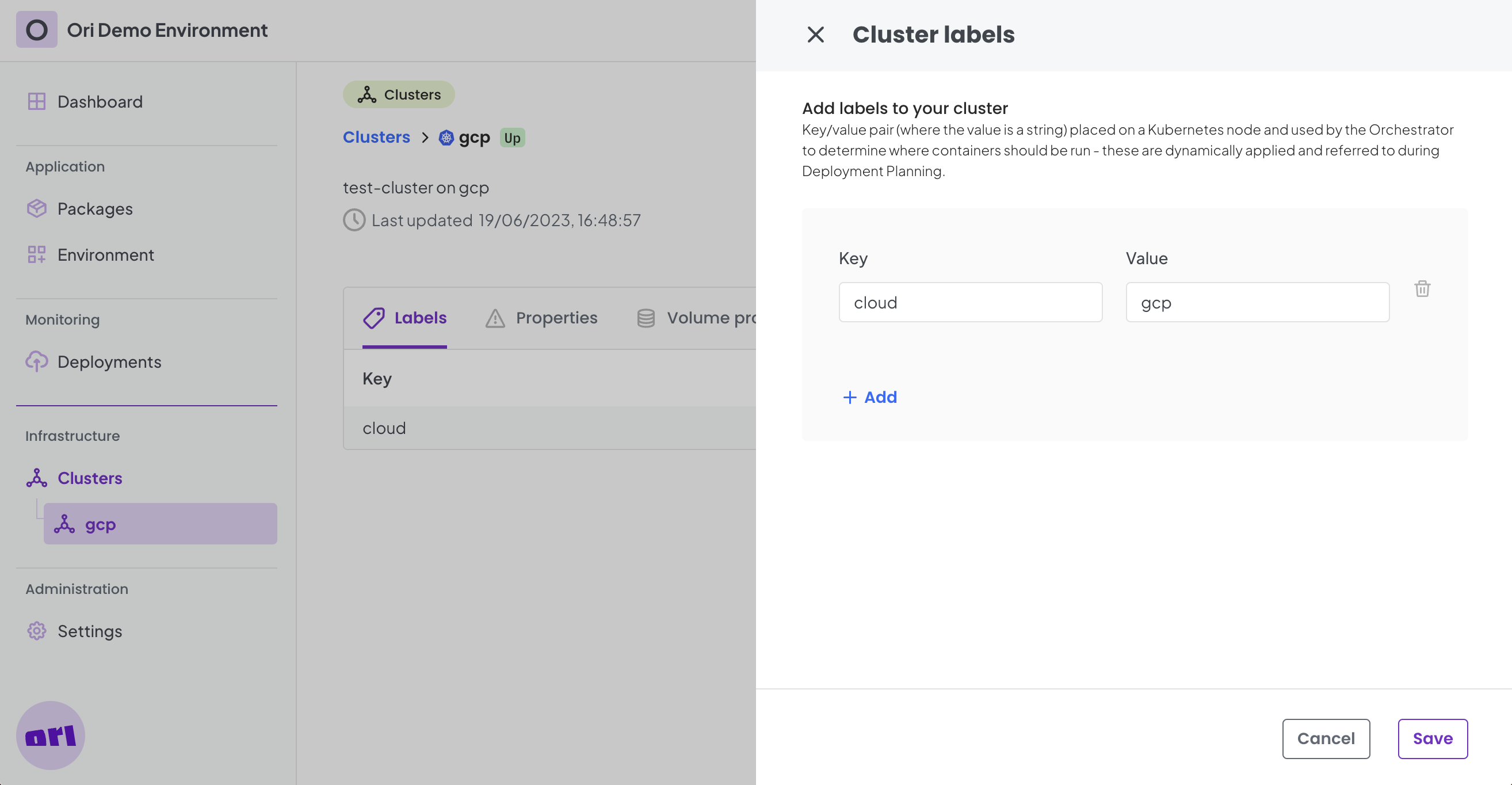 Assign Labels to Cluster